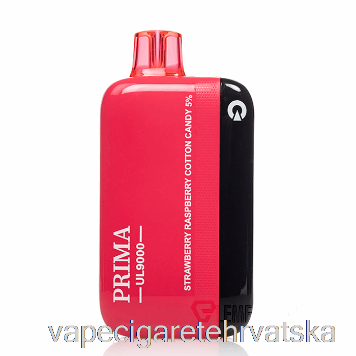 Vape Hrvatska Prima Ul9000 Jednokratna Jagoda Malina šećerna Vata